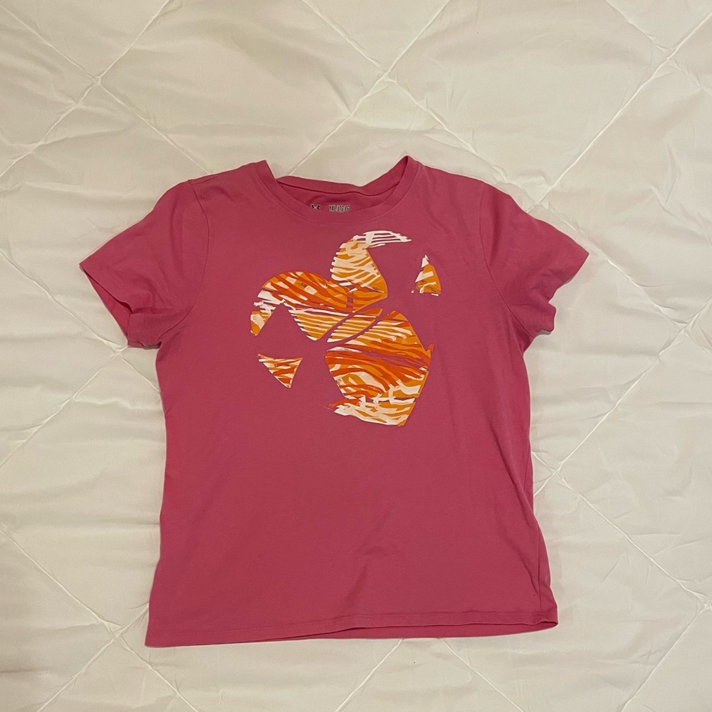 Under Armour, youth XL, pink and orange